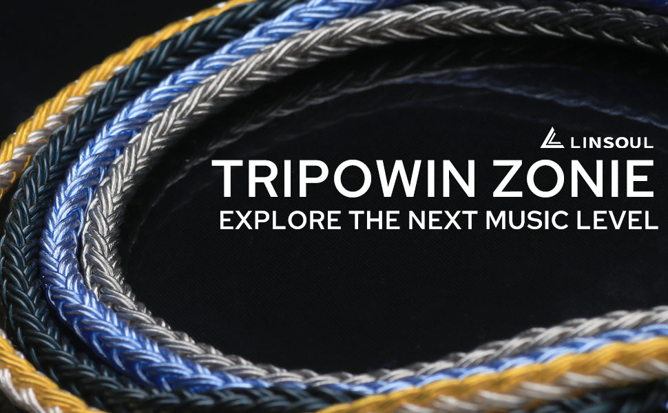 Tripowin Zonie 16 Core Silver Plated Cable SPC Earphone Cable QDC MMCX 2 PIN FOR KZ ZS10 PRO C16 C12 BL03