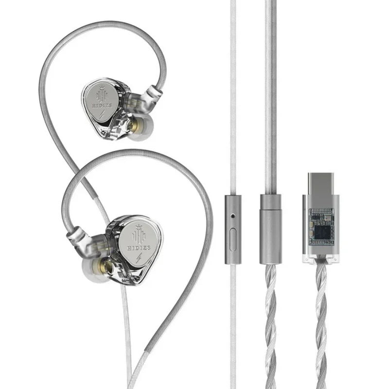 HIDIZS ST2 PRO Nebula 2-in-1 DAC & USB-C In-Ear Earphones with High-Performance ES9218AC Pro ESS DAC Chip Wired Earphone