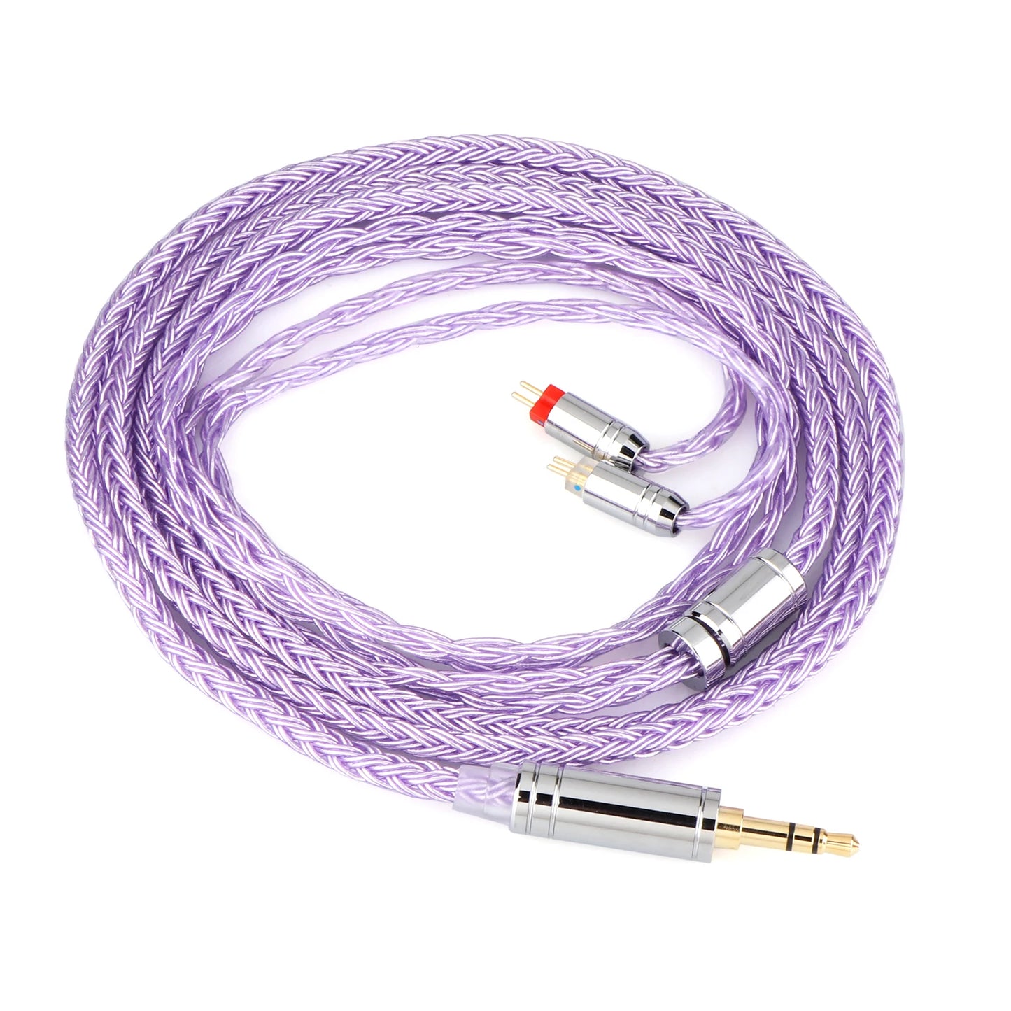 Tripowin Zonie 16 Core Silver Plated Cable SPC Earphone Cable QDC MMCX 2 PIN FOR KZ ZS10 PRO C16 C12 BL03