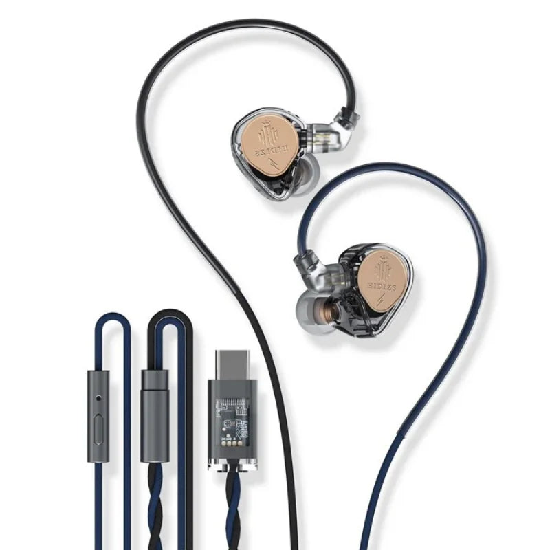 HIDIZS ST2 PRO Nebula 2-in-1 DAC & USB-C In-Ear Earphones with High-Performance ES9218AC Pro ESS DAC Chip Wired Earphone