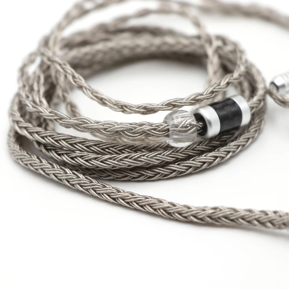 Tripowin Zonie 16 Core Silver Plated Cable SPC Earphone Cable QDC MMCX 2 PIN FOR KZ ZS10 PRO C16 C12 BL03