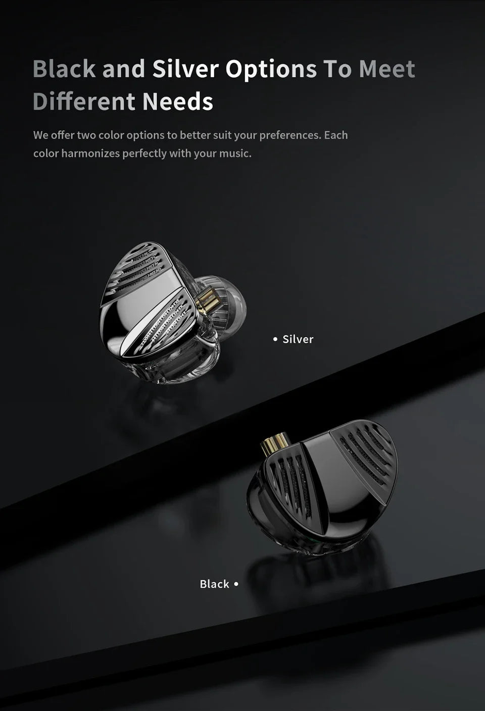TRN V10 PRO HIFI Wired Earphones 2BA+2DD High-Frequency Balanced Armature Driver Combination In-Ear Monitors Headphones Custom