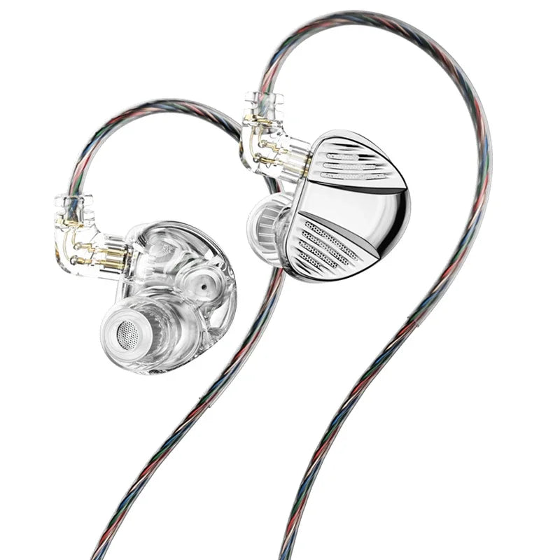 TRN V10 PRO HIFI Wired Earphones 2BA+2DD High-Frequency Balanced Armature Driver Combination In-Ear Monitors Headphones Custom