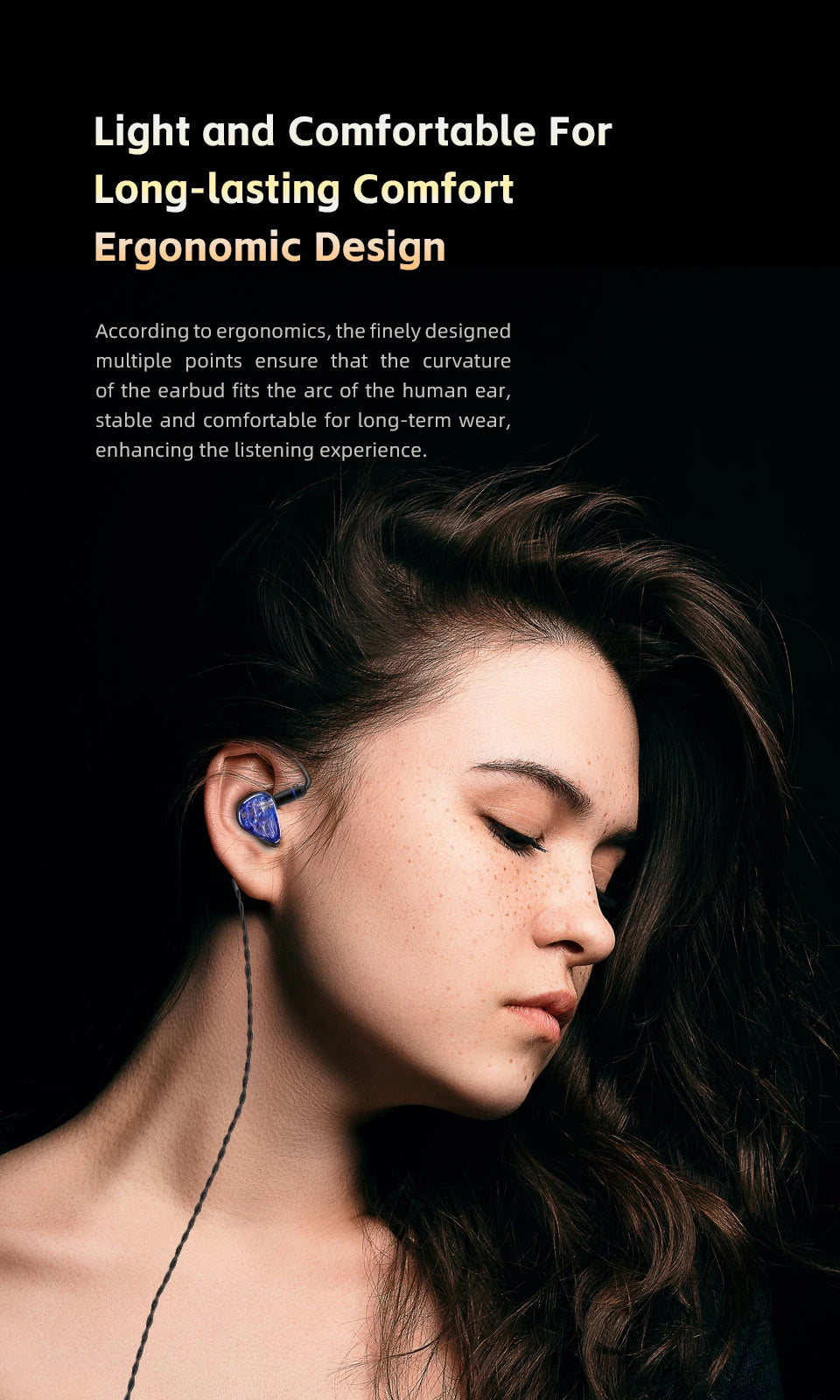 QKZ x HBB Hades 2DD In-Ear Monitor HiFi Earphone Wired Earbuds with Detachable Cable for Audiophiles Musicians