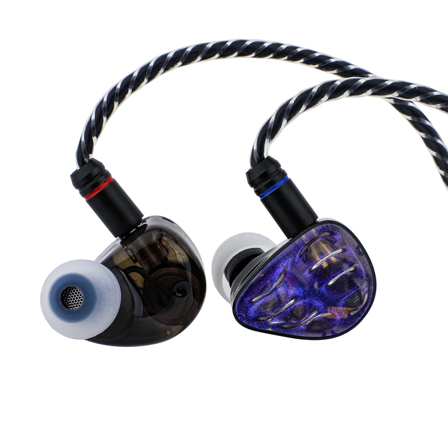 QKZ x HBB Hades 2DD In-Ear Monitor HiFi Earphone Wired Earbuds with Detachable Cable for Audiophiles Musicians