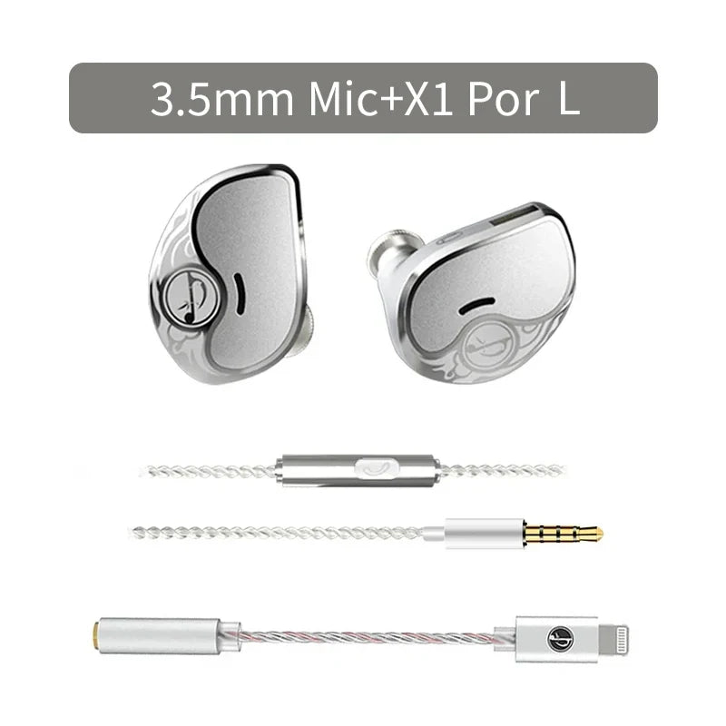 Zhulinniao Qingluan Z4 HIFI in-ear headphones Dynamic drivers Monitor headphones Headphones with detachable cable Gaming Headset