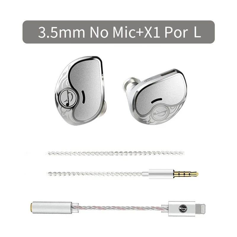 Zhulinniao Qingluan Z4 HIFI in-ear headphones Dynamic drivers Monitor headphones Headphones with detachable cable Gaming Headset