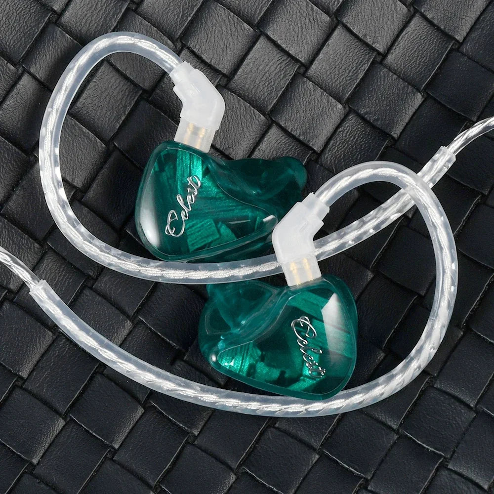 Kinera Celest Wyvern Qing IEMs HIFI In-Ear Wired Earphones LCP Dynamic Driver Monitor Headphone with Mic Detachable Audio Cable