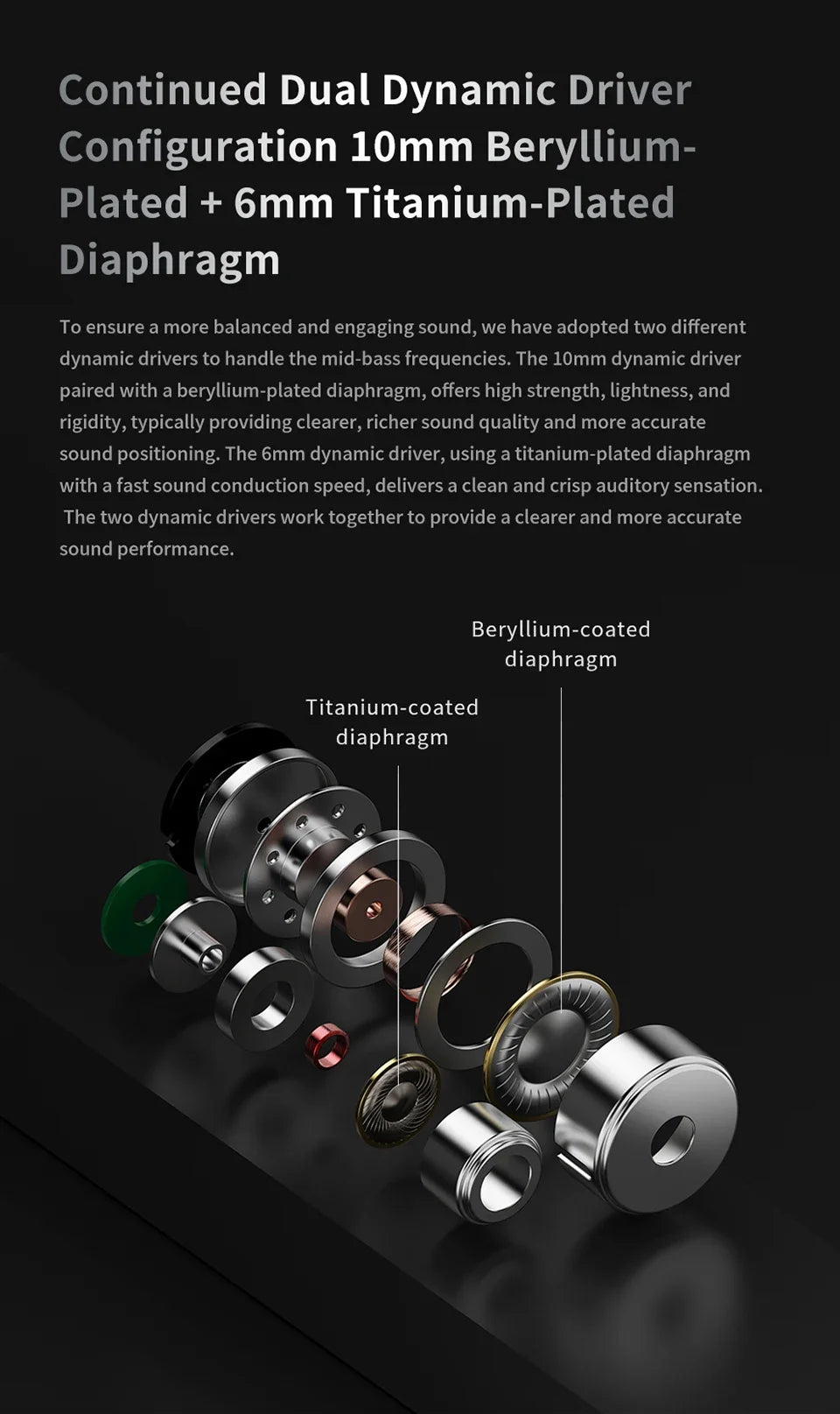 TRN V10 PRO HIFI Wired Earphones 2BA+2DD High-Frequency Balanced Armature Driver Combination In-Ear Monitors Headphones Custom