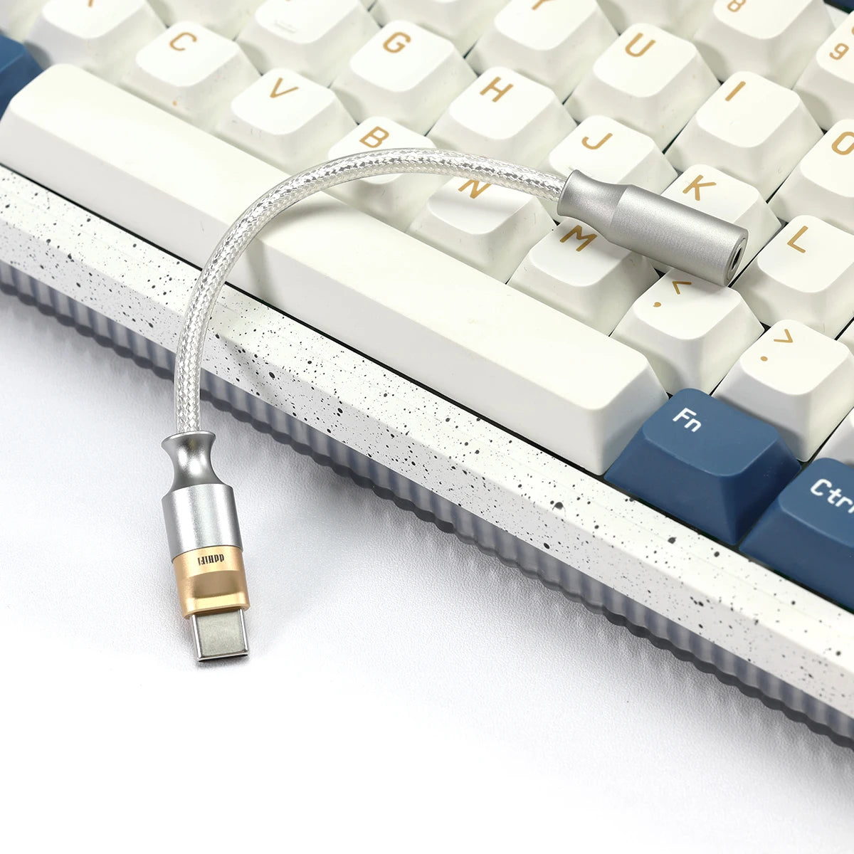 DDHiFi TC35CM2 High-Fidelity Lossless Decoding Adapter Cable with Plug Detection and Microphone Support