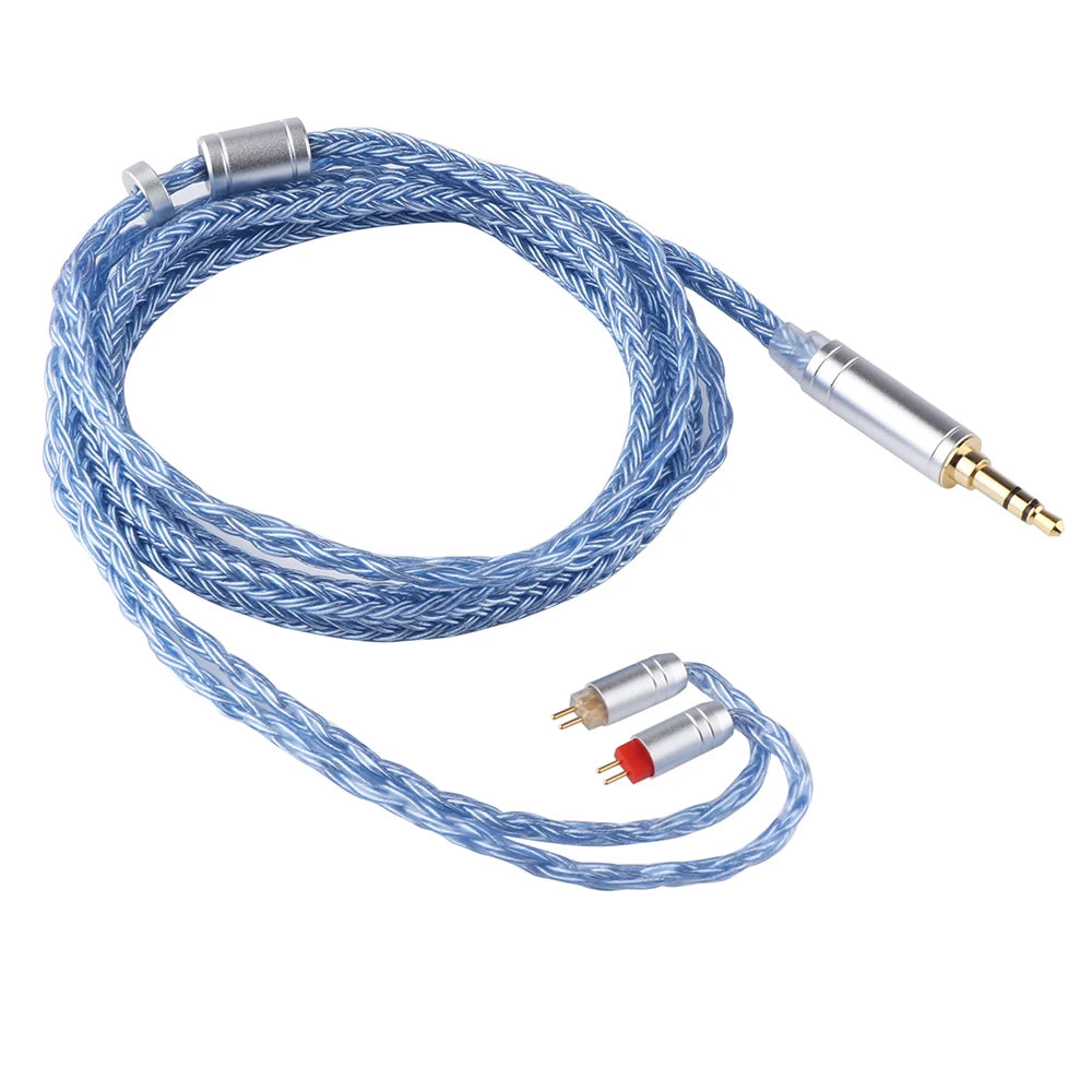 Tripowin Zonie 16 Core Silver Plated Cable SPC Earphone Cable QDC MMCX 2 PIN FOR KZ ZS10 PRO C16 C12 BL03