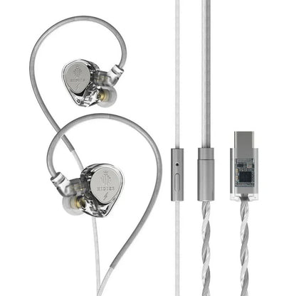 HIDIZS ST2 PRO Nebula 2-in-1 DAC & USB-C In-Ear Earphones with High-Performance ES9218AC Pro ESS DAC Chip Wired Earphone