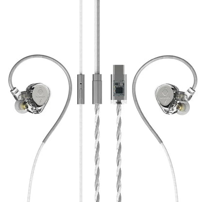 HIDIZS ST2 PRO Nebula 2-in-1 DAC & USB-C In-Ear Earphones with High-Performance ES9218AC Pro ESS DAC Chip Wired Earphone