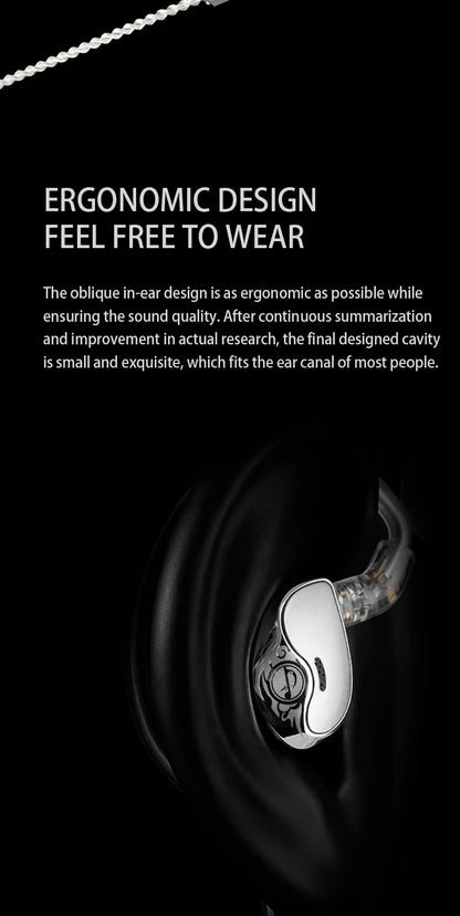 Zhulinniao Qingluan Z4 HIFI in-ear headphones Dynamic drivers Monitor headphones Headphones with detachable cable Gaming Headset