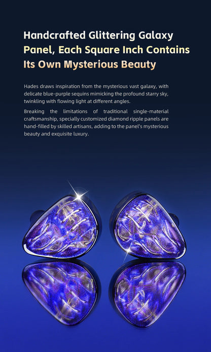 QKZ x HBB Hades 2DD In-Ear Monitor HiFi Earphone Wired Earbuds with Detachable Cable for Audiophiles Musicians