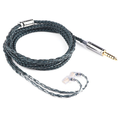 Tripowin Zonie 16 Core Silver Plated Cable SPC Earphone Cable QDC MMCX 2 PIN FOR KZ ZS10 PRO C16 C12 BL03