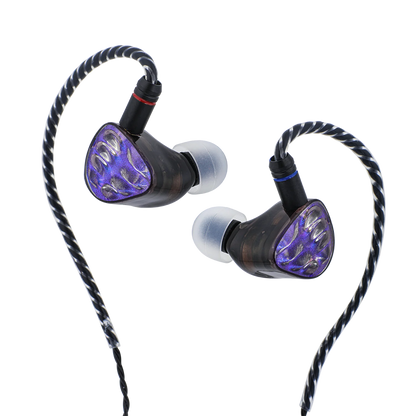 QKZ x HBB Hades 2DD In-Ear Monitor HiFi Earphone Wired Earbuds with Detachable Cable for Audiophiles Musicians