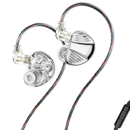 TRN V10 PRO HIFI Wired Earphones 2BA+2DD High-Frequency Balanced Armature Driver Combination In-Ear Monitors Headphones Custom