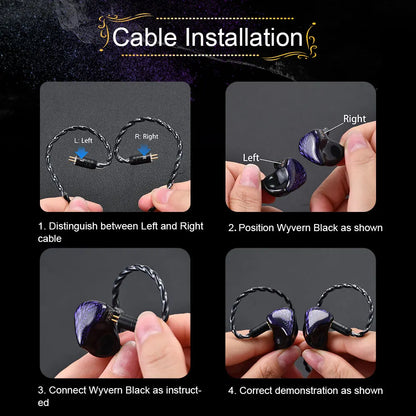 Kinera Celest Wyvern Black HiFi Earphones