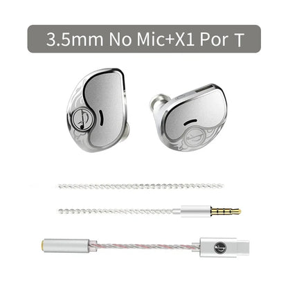 Zhulinniao Qingluan Z4 HIFI in-ear headphones Dynamic drivers Monitor headphones Headphones with detachable cable Gaming Headset