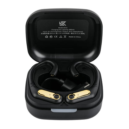 KZ AZ15 Bluetooth-compatible 5.2  Wireless Ear Hook Upgrade  QCC3046 Wireless Module  with Charging Case