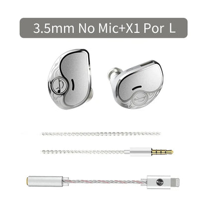 Zhulinniao Qingluan Z4 HIFI in-ear headphones Dynamic drivers Monitor headphones Headphones with detachable cable Gaming Headset