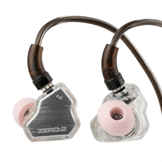 7Hz x Crinacle Zero 2  IEM Wired Earbuds Updated 10mm Dynamic Driver Earphones Gaming Earbuds with OFC IEM Cable for Musician